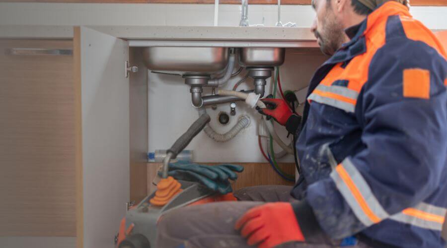 Professional slab leak plumber services in Clear, AK